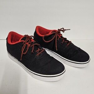 Heelys Launch Tennis Shoes  Men's Size 10 black And Red‎ ** FLAW NO WHEELS **